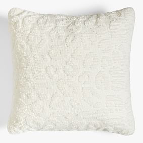 Chenille Leopard Pillow