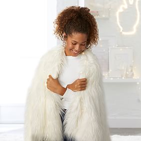 Himalayan Faux-Fur Throws