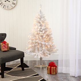 White Faux Christmas Tree (4'-6')