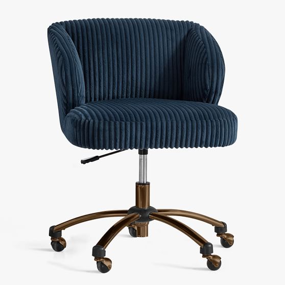 Wingback swivel desk chair discount