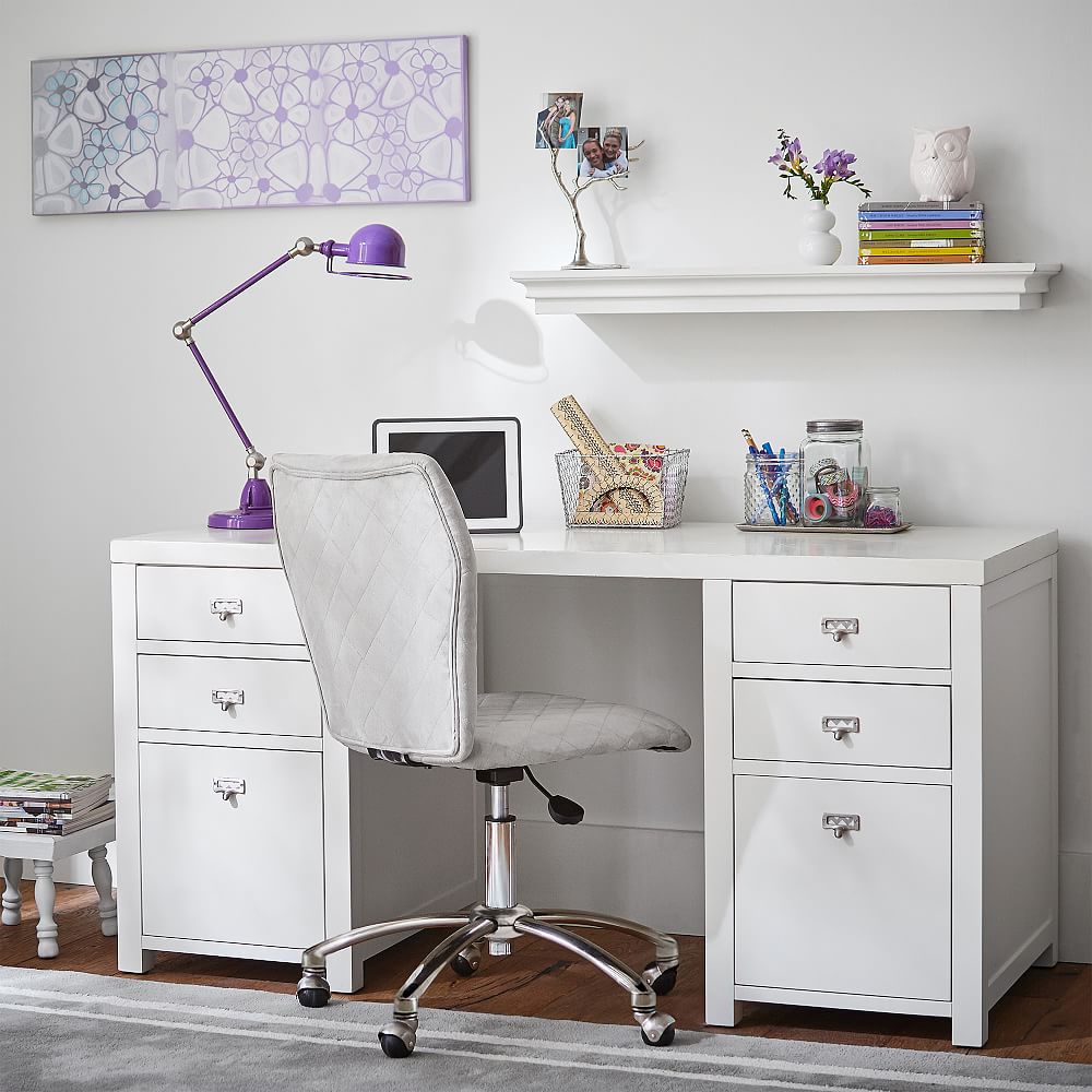 Customize-It Simple Storage Pedestal Desk