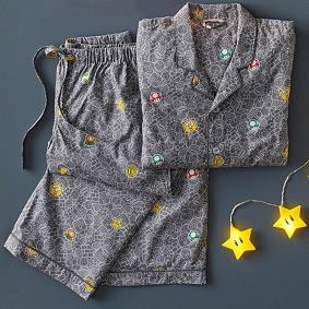 Super Mario&#8482; Power-Up Glow-in-the-Dark Loose Fit Pajama Set