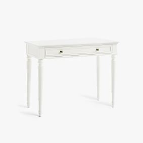 Chelsea Small Space Writing Desk, Simply White