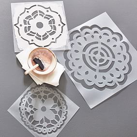 DIY Lace Stencil, Set of 3