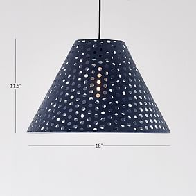 Perforated Cone Pendant