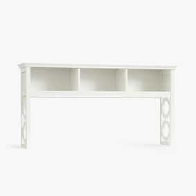 Elsie Storage Desk Hutch, Simply White