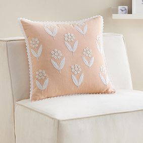 Lili Embroidered Pillow Cover