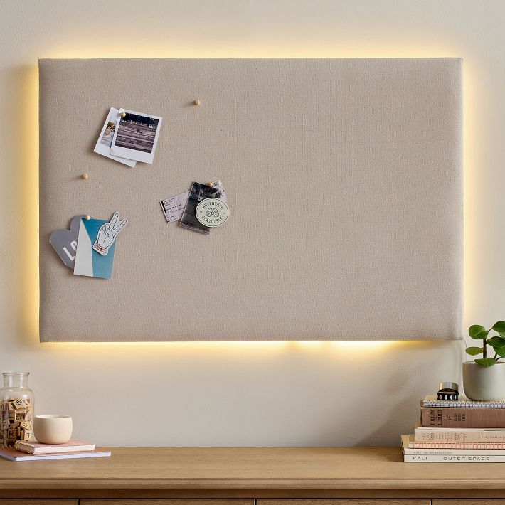 Frameless Backlit Pinboard (36&quot;x24&quot;)