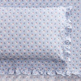 Hello Kitty&#174; Chambray Stripe Organic Sheet Set