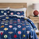 Pottery Barn Teen NBA West Coast Quilt shops w/ Basketball Sheets Queen