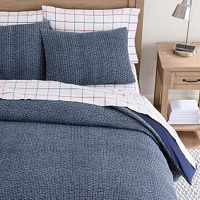 Denim Textured Duvet Cover