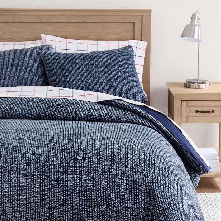 Denim Textured Duvet Cover