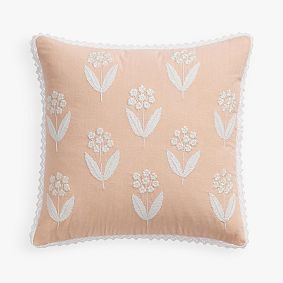 Lili Embroidered Pillow Cover