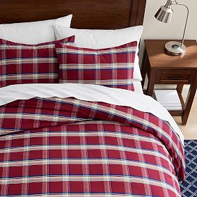 New England Plaid Duvet Cover