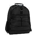 Gear-Up Black Adaptive Recycled Backpack, Large