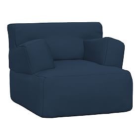 Twill Navy Eco Lounger
