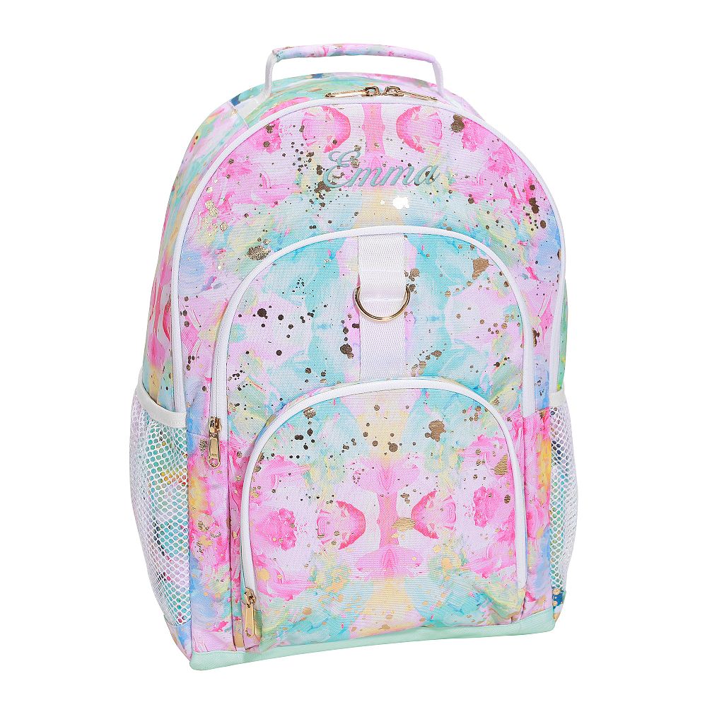 Gear-Up Dreamscape Gold Metallic Backpack