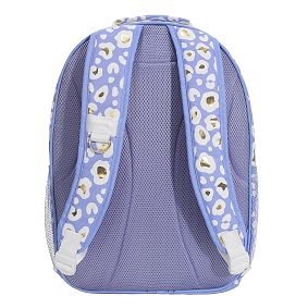 Gear-Up Lavender Metallic Leopard Backpack