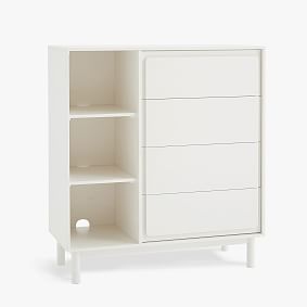 Tilden 3-Drawer Dresser, Simply White