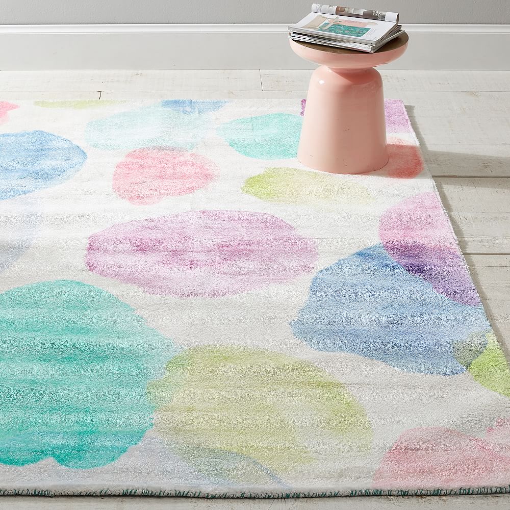 Watercolor Dot Performance Rug