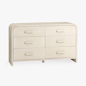 Clio Rounded Dresser, Bleached Bone