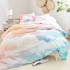 Rainbow Sky Organic Duvet Cover