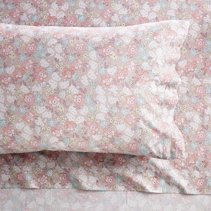 Hello Kitty Wild Jungle 4-Piece Full Sheet Set - Cute Bedding For Kids & Teens