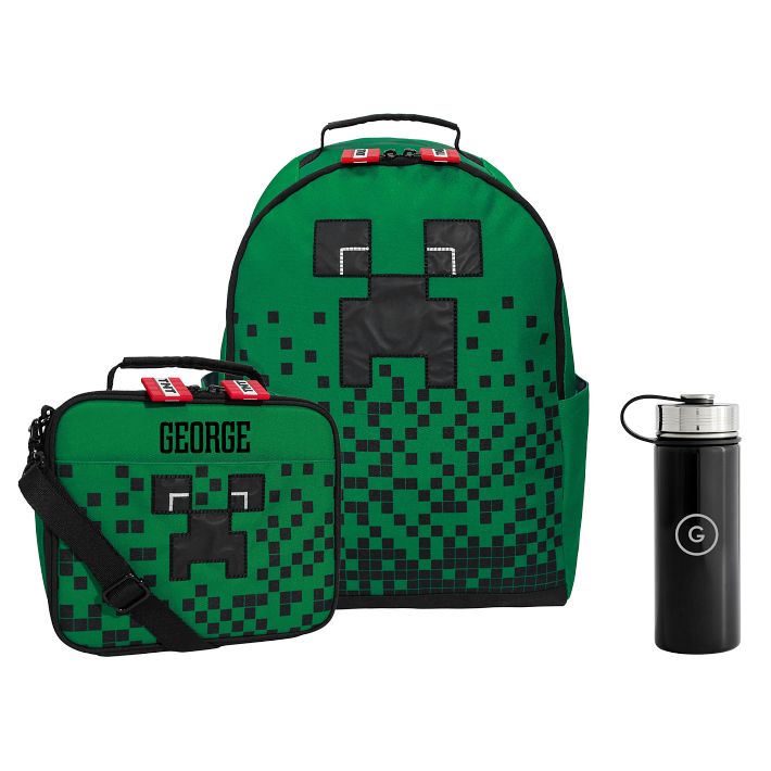 Minecraft backpack and lunch bag hotsell