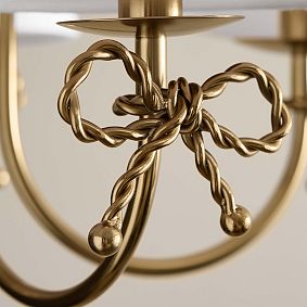 Forget-Me-Knot Bow Chandelier (24&quot;)
