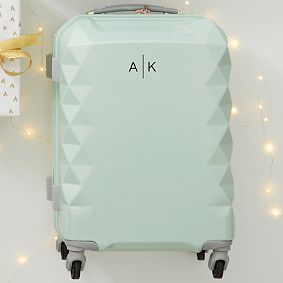 Luxe Hard-Sided Mint Carry-on Spinner