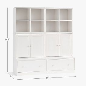 Cameron Wall 3 x 2 Drawer Base Set (59&quot;)