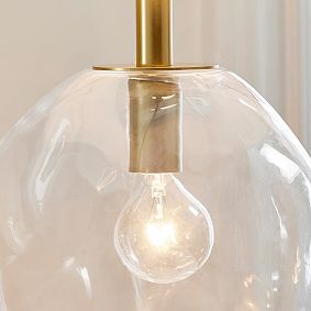 Clear Globe Table Lamp