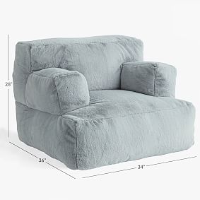 Faux-Fur Quarry Eco Lounger