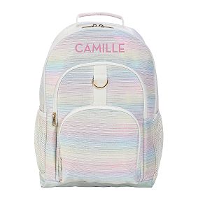 Gear-Up Metallic Ombre Stripes Backpack