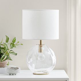 Clear Globe Table Lamp