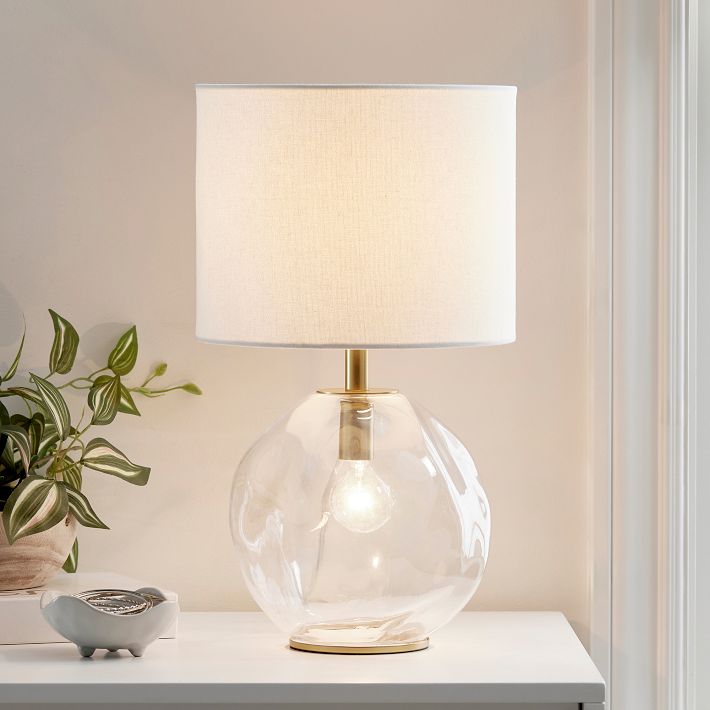 Clear Globe Table Lamp