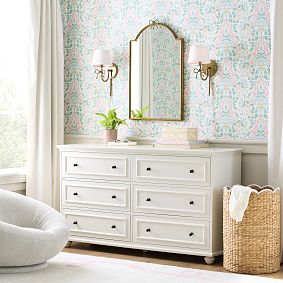 Chelsea 6-Drawer Wide Dresser (58.5w x 19d&quot;)