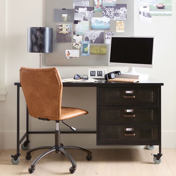 Locker Single Pedestal Storage Desk (56&quot;)