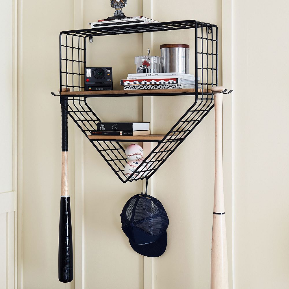 Baseball Home Plate Shelf
