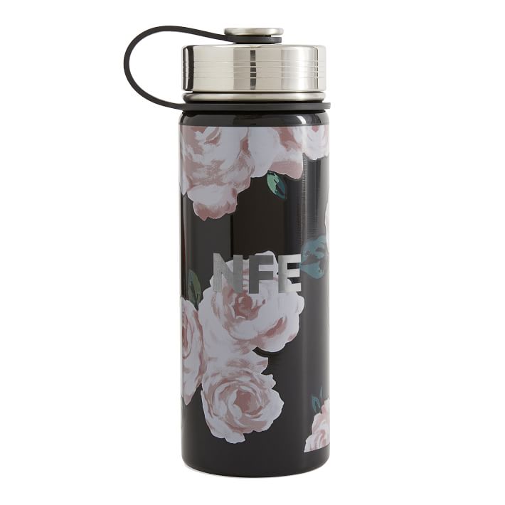 Emily &amp; Meritt Bed Of Roses Slim Water Bottle