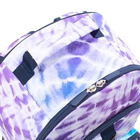 Gear-Up Purple Navy Laguna  Tie-Dye Backpack