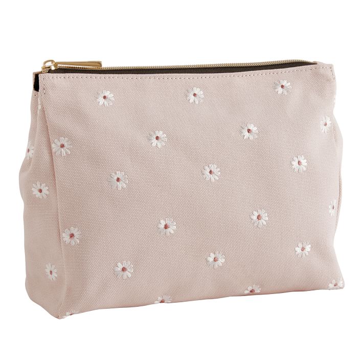 Emily &amp; Meritt Recycled Floral Blush Pencil Case