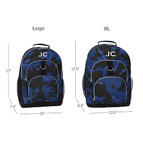 Gear-Up Blue Navy Camo Backpack