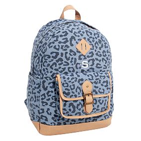 Northfield Blue Leopard Recycled Backpack