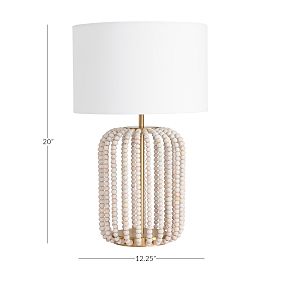 Remy Wood Bead Table Lamp