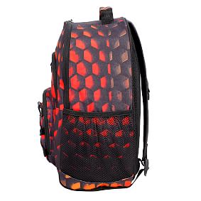 Gear-Up Red Hexagon Gamer  Backpack