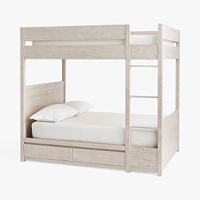 Costa Storage Bunk Bed, Double, Weathered White