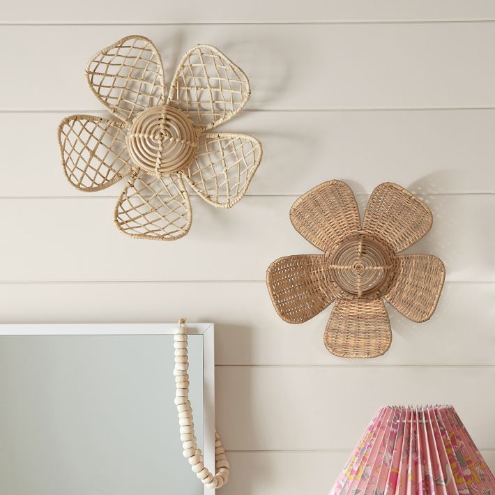 Rattan Flowers Set