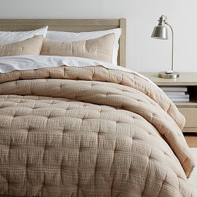 Chill Out Cotton Quilt, Double/Queen, Terracotta