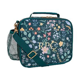 Gear-Up Rifle Paper Co. Bramble Fields Evergreen Backpack and Cold Pack Lunch Box Bundle, Set of 3